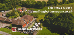 Desktop Screenshot of barnsgate.co.uk